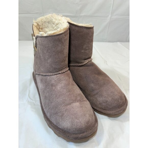 Bearpaw Margaery Suede Wool Snow Ankle Boots  Size 8 - Picture 1 of 12